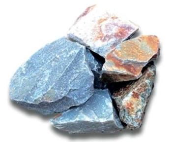 Камень для бани Кварцит разноцветный колотый 20 кг Атлант (40)