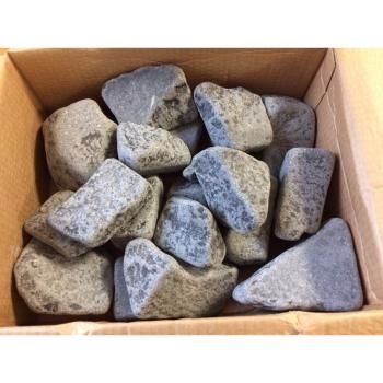 Камень для бани Микс обвалованный (габбро,порфирит, кварцит) 20 кг мешок (50)