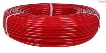 КОМПЛЕКТ (200м) Труба PEX-a из полиэтилена STOUT с кислородным слоем, красная 16х2,0 
